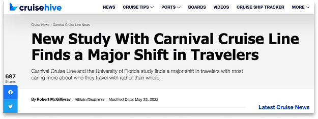 CruiseHive article headline